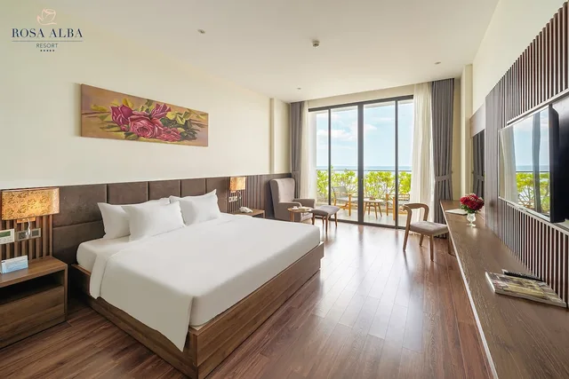 استوديو بسرير كينج بإطلالة على البحر، Rosa Alba Resort and Villas Tuy Hoa 2/7