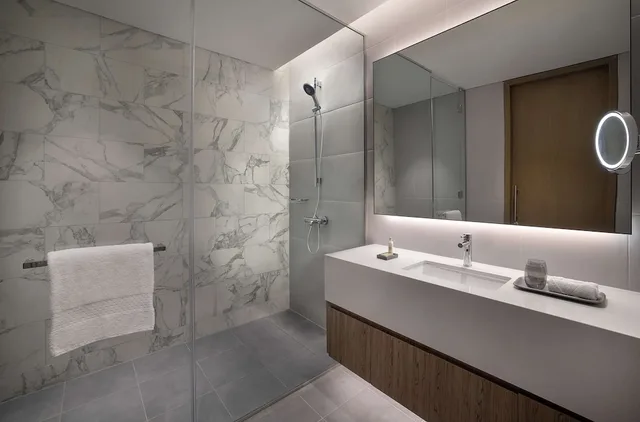 شقة بسريرين مزدوجين بمطبخ، DoubleTree by Hilton Abu Dhabi Yas Island Residences 6/7