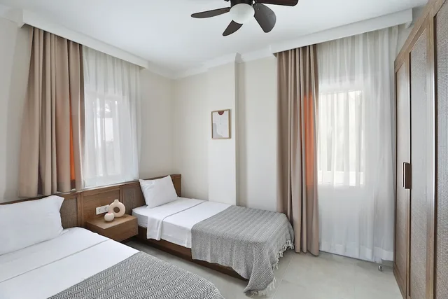 شقة سكنية ديلوكس بسرير كوين وسريرين منفصلين بغرفتي نوم بمطبخ، Lavinya Otel 1/5