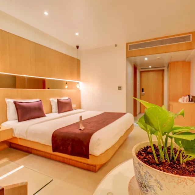 غرفة ديلوكس، The Ssk Solitaire Hotel & Banquets 9/10