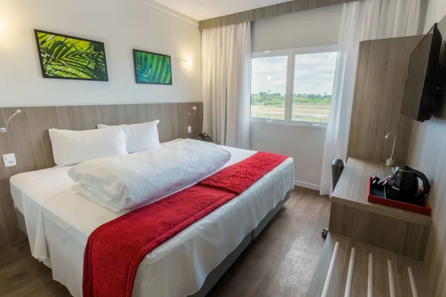 غرفة فاخرة بسرير كينج، Ramada by Wyndham Campinas Viracopos 1/8