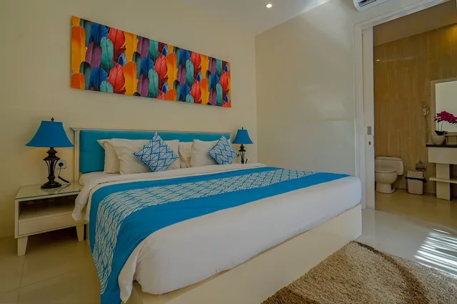 فيلا ديلوكس بسريرين كينج بـ3 غرف نوم، Awila Villas Kuta 2/10
