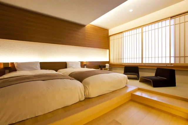 Japanese, Twin Beds, Sounkyo Onsen Choyo Resort Hotel 1/4