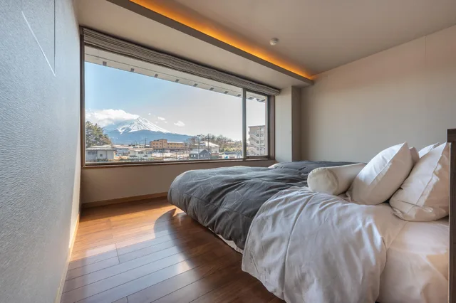 Japanese Western, 2 Semi Double Beds, Mountain Side, Mountain View, Bathtub, Annex، Ooike Hotel 1/2