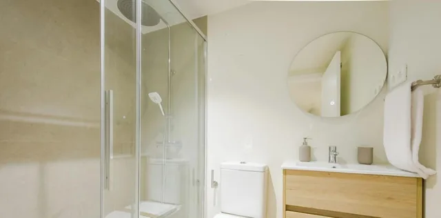 شقة ديلوكس بسريرين مزدوجين بـ3 غرف نوم مع أريكة، Tu Casa Bonita en Avenida America 8/10