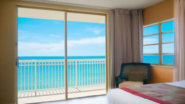 Efficiency, 2 Queen Beds, Ocean Front، Ramada Plaza by Wyndham Marco Polo Beach Resort 5/6