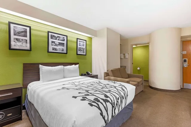 غرفة بسرير كوين مع أريكة، Sleep Inn at Greenville Convention Center 5/10