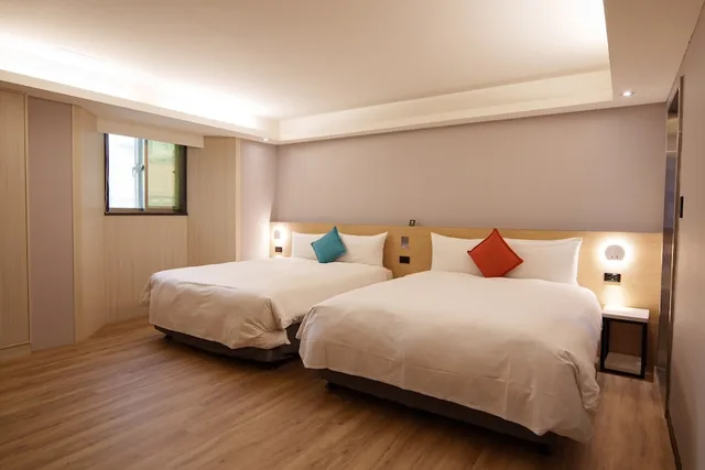 غرفة عائلية رباعية بسريرين مزدوجين، Hub Hotel Tucheng 2/4