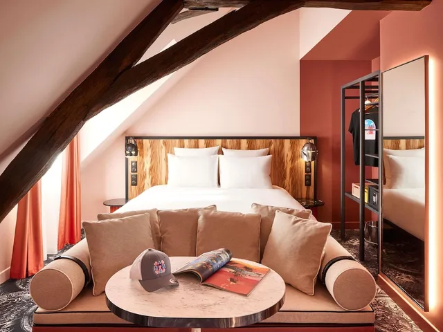 غرفة كبيرة بسرير كوين، Mama Shelter Rennes 2/10