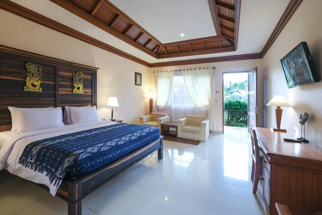 غرفة ديلوكس بسرير مزدوج أو سريرين منفصلين بإطلالة على الحديقة، Bhuwana Ubud Hotel 2/10