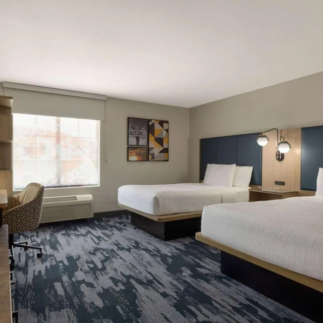 Room, 2 Double Beds, Bathtub, Accessible, Fairfield by Marriott Inn & Suites Austin West 4/9