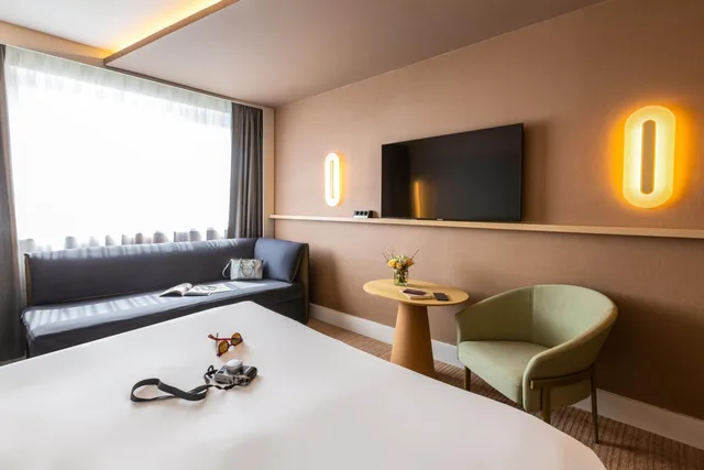 غرفة سوبيريور بسرير مزدوج مع أريكة، Novotel Nancy 9/10