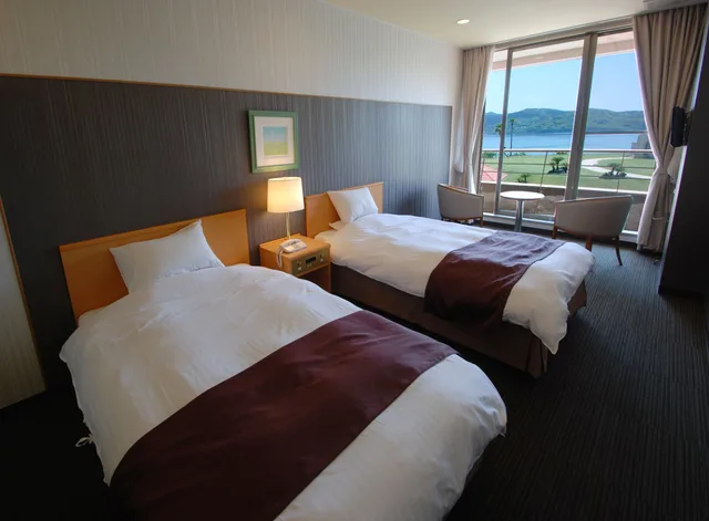 غرفة غربية بسريرين منفصلين، HOTEL ALEGRIA GARDENS AMAKUSA 1/1