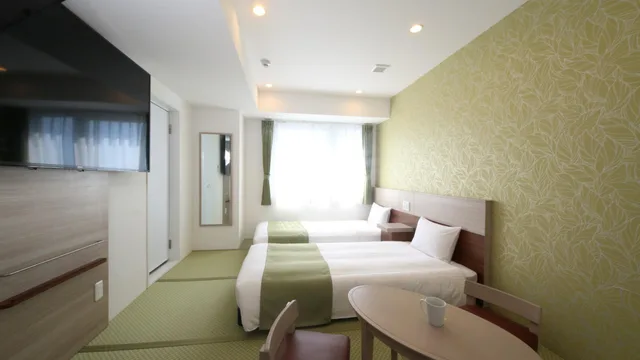 غرفة يابانية عصرية بسريرين منفصلين، Kuretake Inn Premium Numazu Kitaguchi Ekimae 1/1