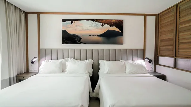 غرفة ديلوكس رباعية بسريرين كوين، Sugar Marina Resort Cliffhanger Aonang 4/8