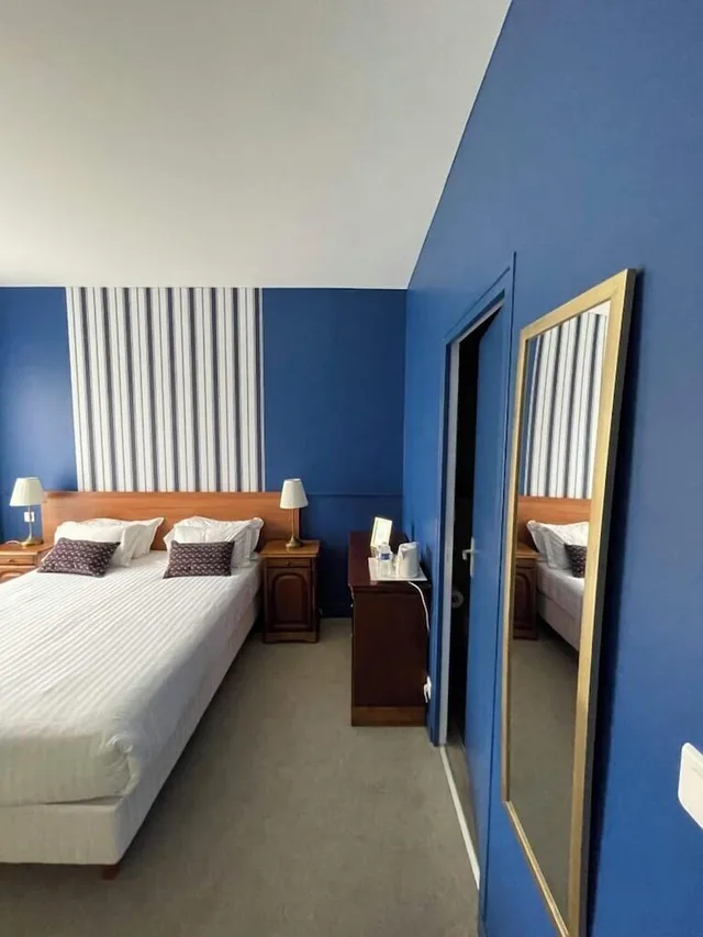 غرفة سوبيريور بسرير كوين، Hotel Restaurant de la Marine 6/10