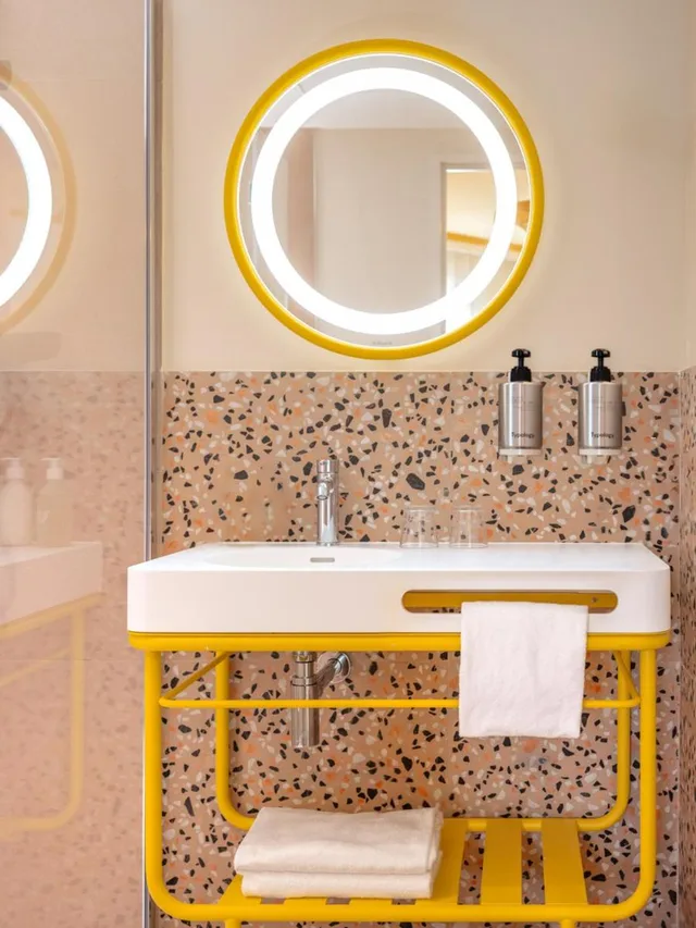 غرفة بسريرين منفصلين، Nice Pam Hotel 3/3