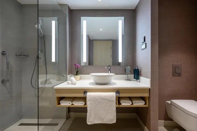 جناح بسرير كينج بغرفة نوم واحدة مع أريكة، Hilton Garden Inn Budapest 5/5