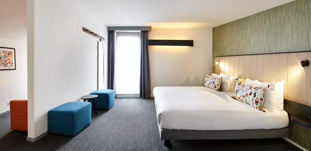 غرفة بسرير كينج مع أريكة، Best Western Hotel Wavre 7/10