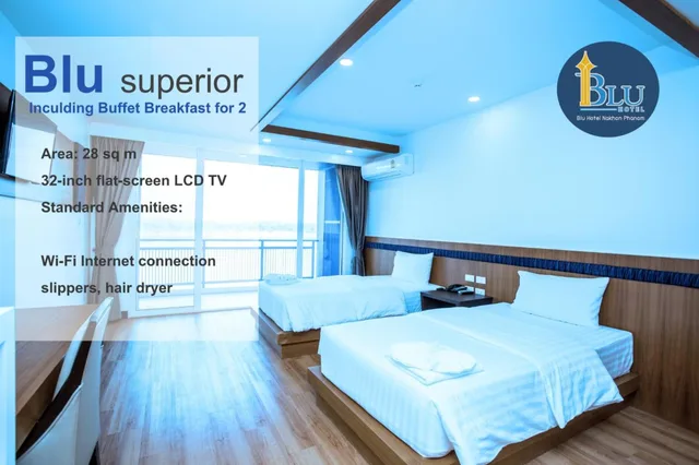 غرفة سوبيريور، Blu Hotel Nakhon Phanom 3/3
