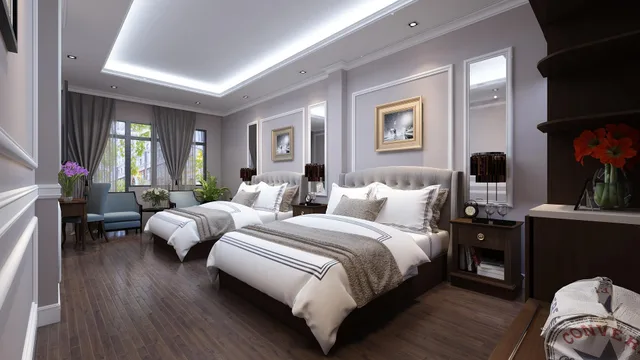 غرفة عائلية بشرفة، S Central Hotel 1/1