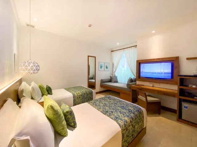 بنغل ديلوكس بسرير مزدوج بإطلالة على الحديقة، Candi Beach Resort And Spa 7/10