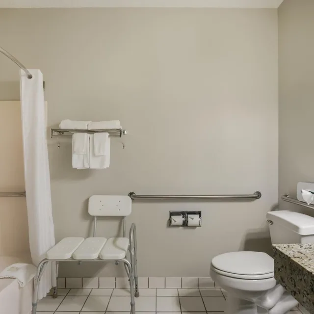Efficiency, Suite, Queen Bed, Bathtub, Accessible، MainStay Suites Joliet I-55 6/7