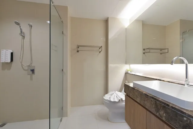 غرفة تنفيذية بسرير كوين، Vst Residence Thepharak 3/4