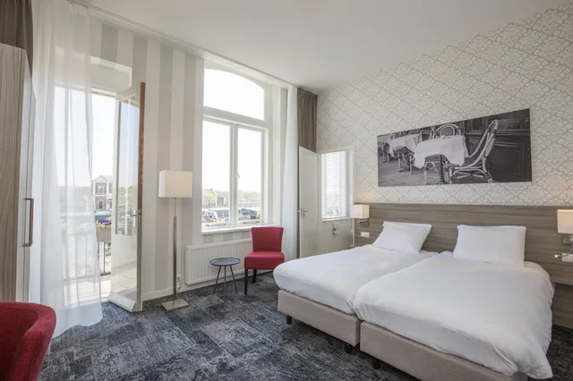 غرفة فاخرة بسرير كوين، Fletcher Hotel-Restaurant Middelburg 2/9