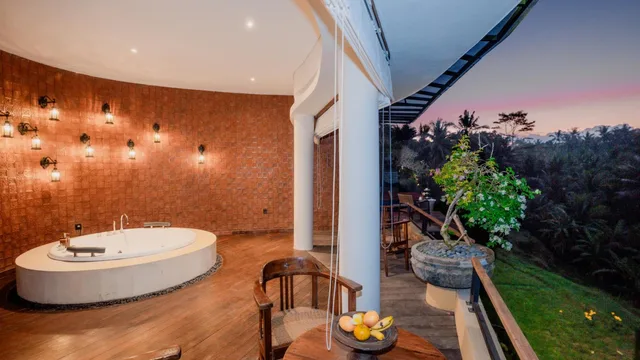 2 Bedrooms, Rice, Pool, Villa, Living Area, Hot Tub, Terrace، Puri Sebali Resort 5/5