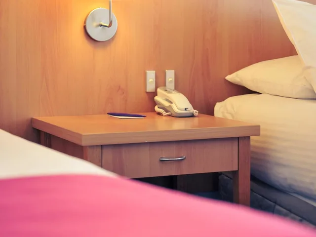 غرفة قياسية بسريرين منفصلين، Mercure North Melbourne 4/5