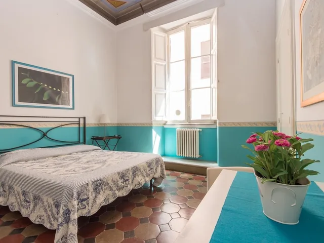 شقة بسرير كوين وسريرين منفصلين بشرفة بغرفتي نوم، RSH Ara Pacis Terrace Apartment 3/10