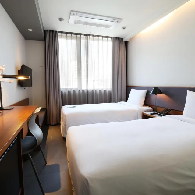 غرفة اقتصادية بسريرين منفصلين، Seoul Hotel ShinShin Myeongong 9/10