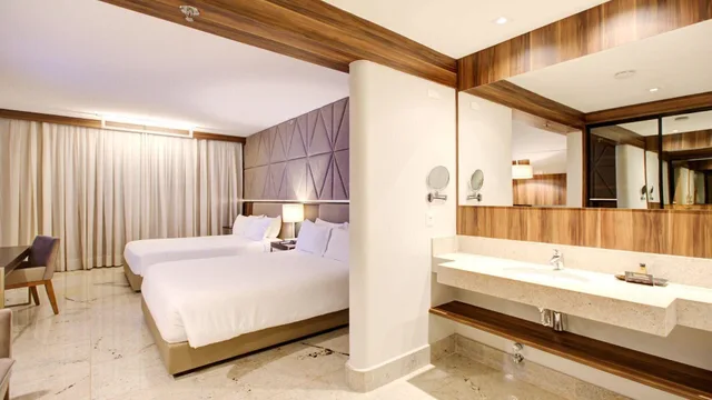 غرفة ديلوكس بسرير مزدوج أو سريرين منفصلين بغرفة نوم واحدة، DoubleTree by Hilton Foz do Iguacu 4/4