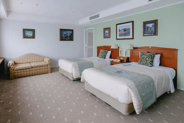 غرفة تنفيذية بسريرين منفصلين، Hotel Boston Plaza Kusatsu 1/1