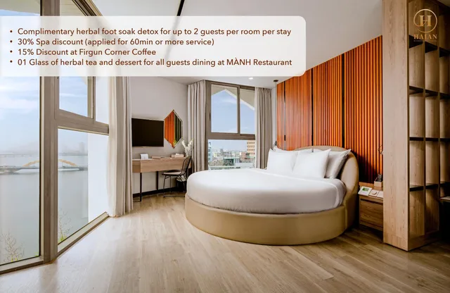 Deluxe, Double Bed, River Front, HAIAN Riverfront Hotel 4/10