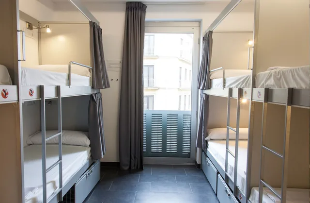 سكن مشترك بستة أسرّة وأسرّة بطابقين للنساء، Hostel St Christophers Inn Barcelona 4/4