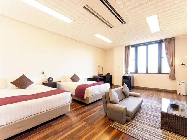 غرفة غربية تقليدية بفراش فوتون بإطلالة على البحر، Livemax Resort Jyogasaki-Kaigan 1/1