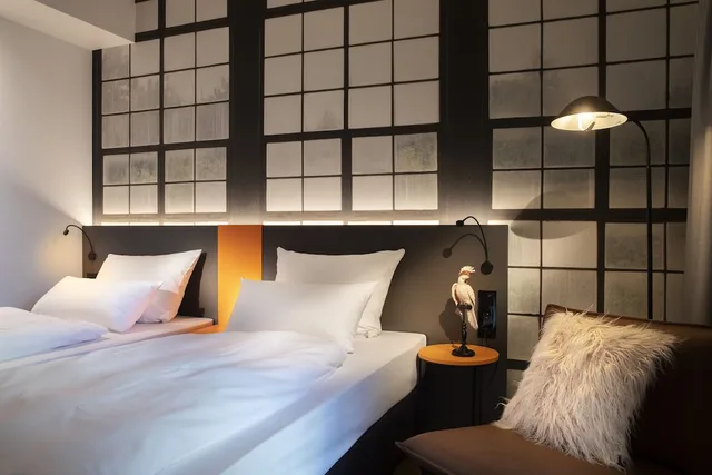 استوديو بسريرين منفصلين، LOGINN Hotel Waiblingen 1/10
