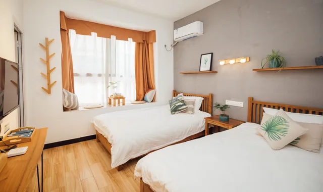 غرفة قياسية بسريرين منفصلين، Zhang Jiajie Zhijue Art Hotel 4/10
