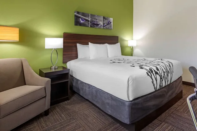غرفة بسرير كينج لذوي الإعاقة، Sleep Inn & Suites Tampa South 1/5