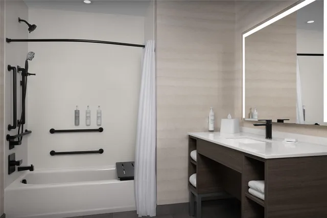 1 Bedroom, Suite, King Bed, Bathtub, Accessible, Home2 Suites by Hilton Ramsey 2/2