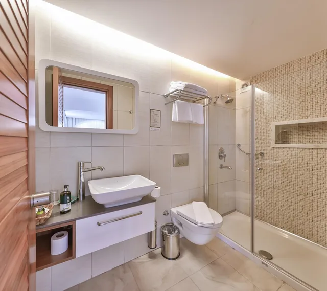 غرفة ديلوكس عائلية بإطلالة على البحر، Olea Nova Boutique Hotel 10/10