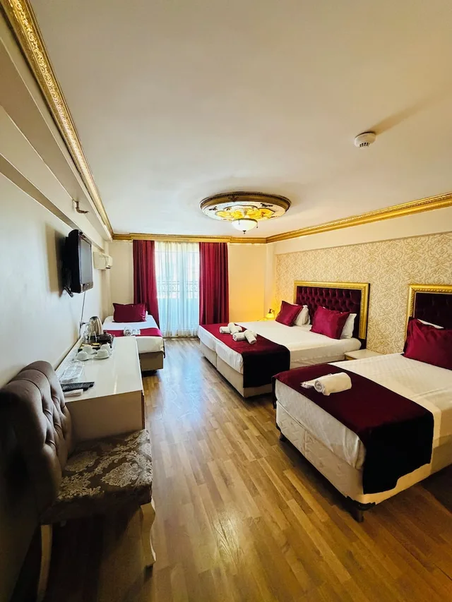 غرفة اقتصادية رباعية بأربعة أسرّة، Marmara Deluxe Hotel 2/7