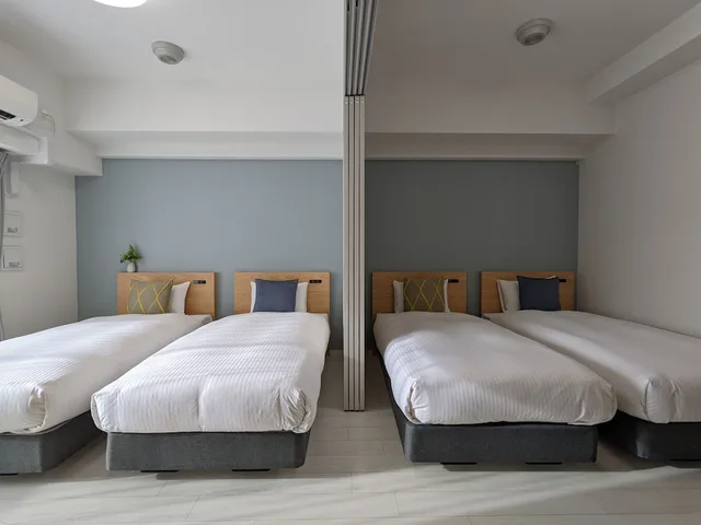 غرفة سوبيريور رباعية بأربعة أسرّة، Eslead Hotel Namba Daikokucho 2/10