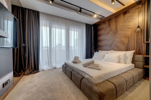 غرفة سوبيريور بسرير كوين، Black Pearl Luxury Suites 1/2