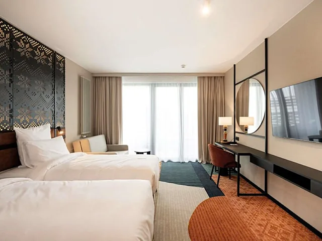 غرفة بريفيليج بسريرين منفصلين بإطلالة على الجبل، Mercure Szczyrk Resort 1/5