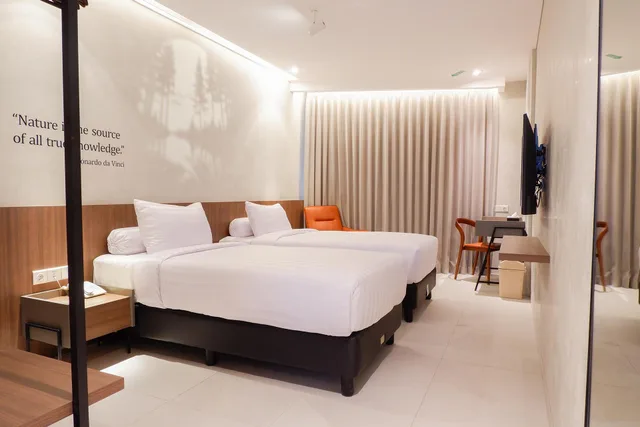 غرفة غراند ديلوكس بسريرين منفصلين، Front One Resort Magelang 1/1