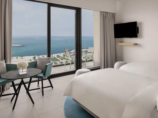 غرفة ديلوكس بسريرين منفصلين، Movenpick Resort Al Marjan Island 5/7