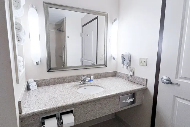 غرفة بسرير كينج لذوي الإعاقة، Holiday Inn Express Hotel And Suites Morton Peoria Area 2/2